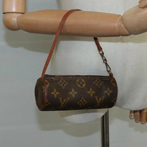 LOUIS VUITTON Monogram Papillon Pouch LV Auth 107900 - Picture 1 of 16